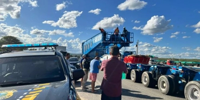 Serra de Santa Luzia terá interdições temporárias na BR-230 para transporte de carga especial