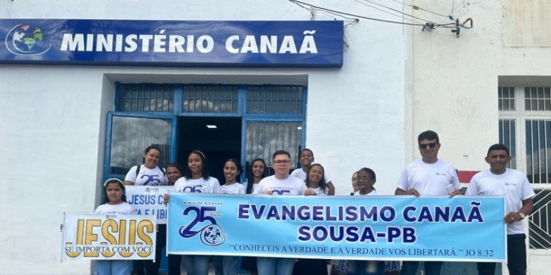 Sousa: Ministério Canaã realiza culto inaugural da nova sede com presença de caravanas regionais