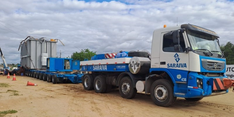 DER-PB coordena transporte do segundo transformador para Usina eólica em Nova Palmeira, a partir desta segunda