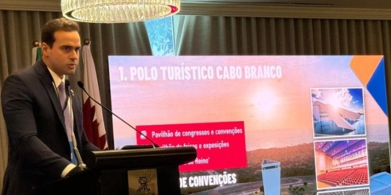 No Catar, vice-governador Lucas Ribeiro apresenta Polo Turístico Cabo Branco a investidores