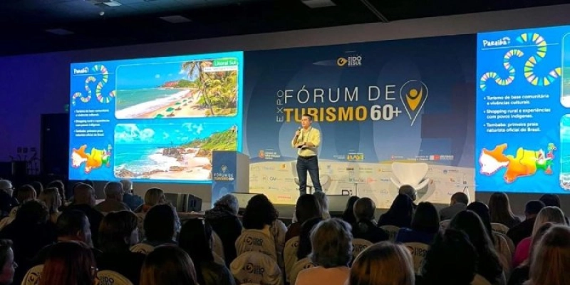 Governo da Paraíba apresenta potencial do turismo sênior durante Fórum de Turismo 60+ em São Paulo