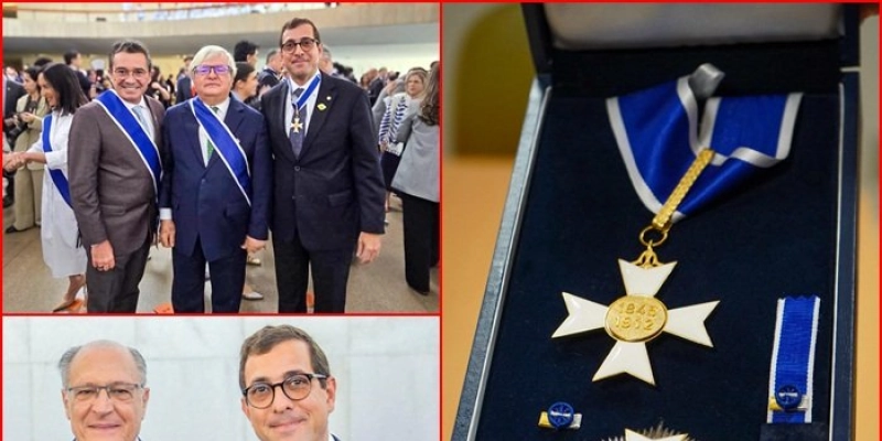 Gervásio é condecorado com medalha da Ordem de Rio Branco