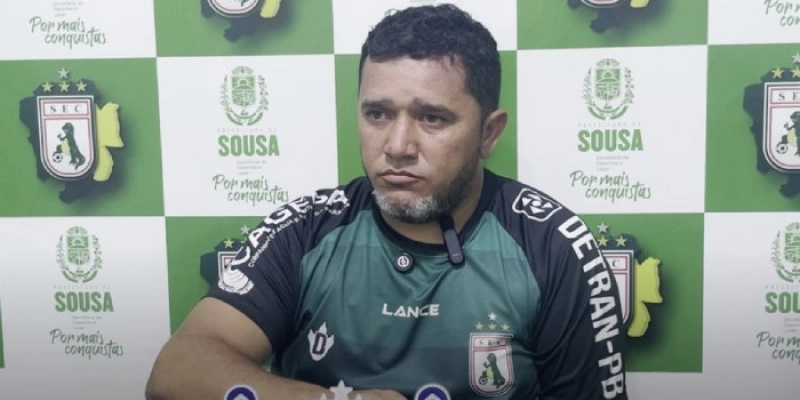 Com Ricardo como auxiliar, Tardelly tenta reerguer o Sousa na Série D