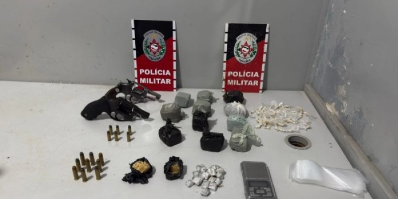 Operação apreende drogas e armas com dupla suspeita de atuar no tráfico na PB