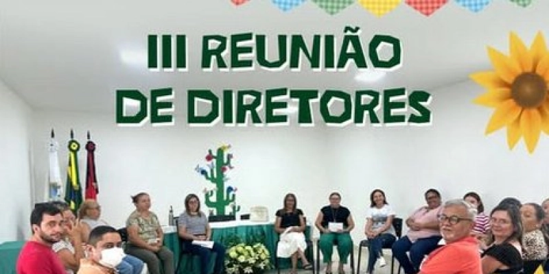 Vieirópolis alinha ações pedagógicas e organiza festejos juninos em reunião com diretores