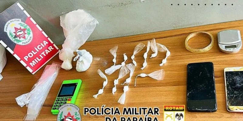 Polícia Militar prende indivíduo por tráfico de drogas na zona rural de Vieirópolis