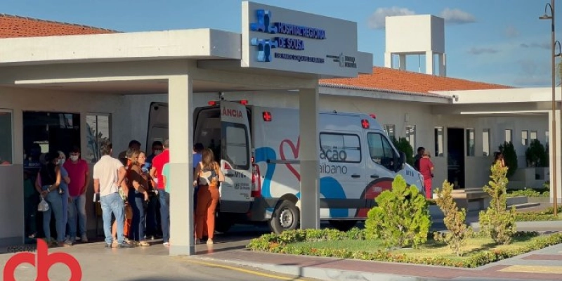 Bebê agredida em Sousa é transferida em estado grave do Hospital Regional para o Metropolitano