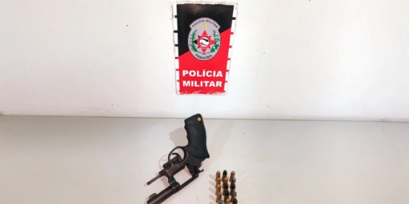 Polícia Militar prende homem por posse de arma de fogo