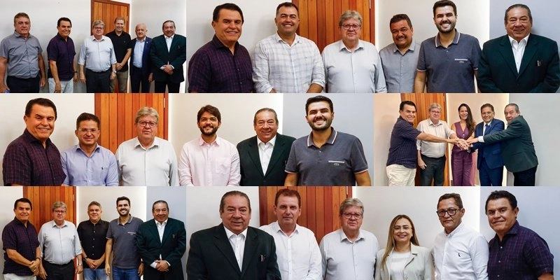 Junto com João Azevêdo, Wilson Santiago se reúne com prefeitos e discute ações para os municípios
