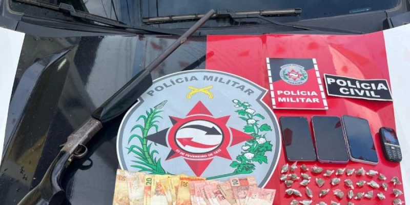 Operação integrada apreende armas e drogas no interior da Paraíba