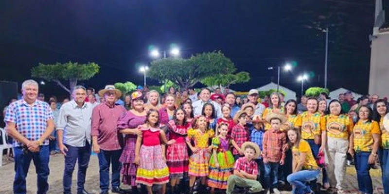 João Neto prestigia festa junina no distrito de Prensa e reforça apoio às tradições locais