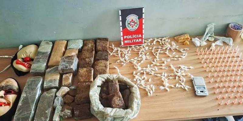 ROTAM apreende grande quantidade de drogas na Zona Rural de São Francisco