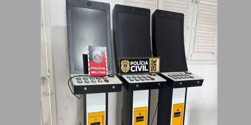Policiais Civis e Militares apreendem mais caça-níqueis em Pombal nessa terça-feira 