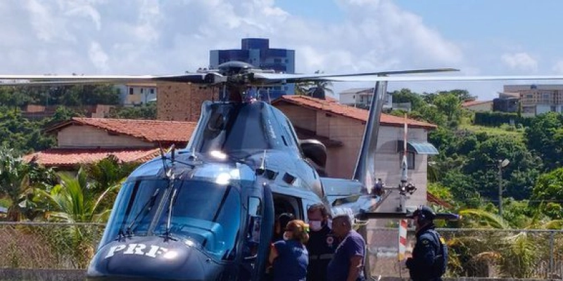 PRF e SAMU realizam primeiros resgates aeromédicos durante Operação Festejos Juninos na Paraíba
