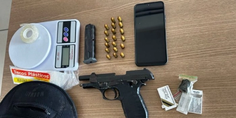 Polícia Militar apreende pistola com menor de idade dentro de comunidade de Cabedelo