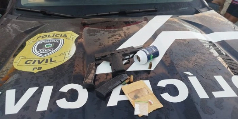 Polícia Civil prende suspeitos de homicídio e apreende armas de fogo