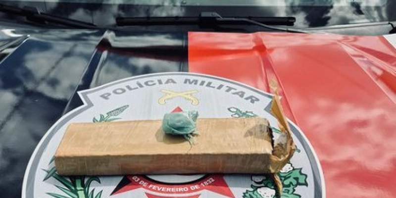 Polícia Militar apreende droga e detém dupla após perseguição em Itaporanga