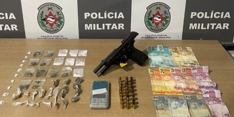 Duas armas apreendidas e dois criminosos presos em João Pessoa