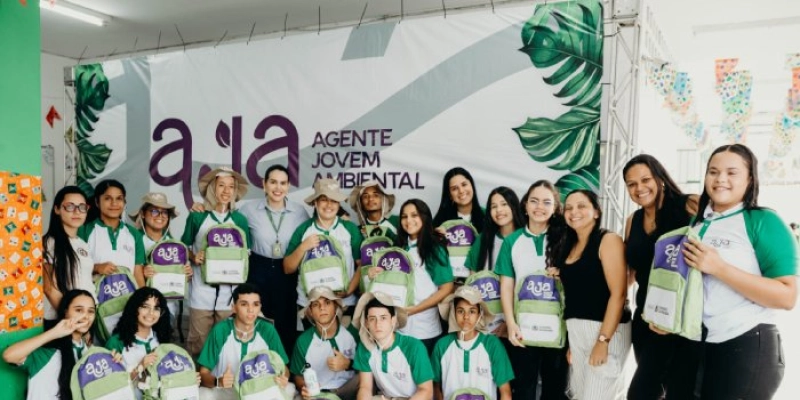 Programa Agente Jovem Ambiental entrega kits para estudantes de oito municípios paraibanos