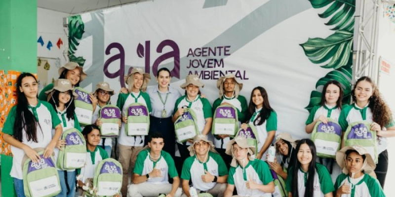 Governo segue entrega de kits do Agente Jovem Ambiental; mais de 600 alunos de 18 municípios já receberam material