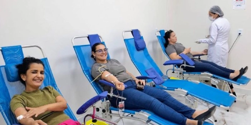 Hospital de Trauma de João Pessoa reforça campanha do Hemocentro com sala de coleta de sangue
