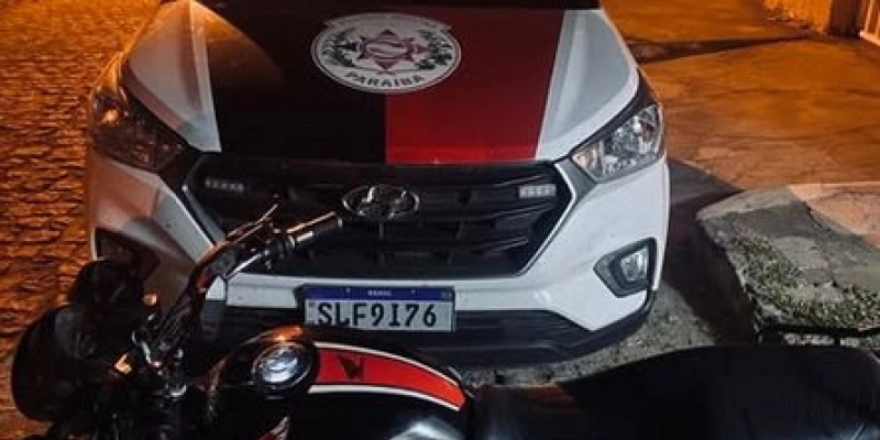 Polícia Militar apreende motocicleta com indícios de adulteração veicular em Diamante
