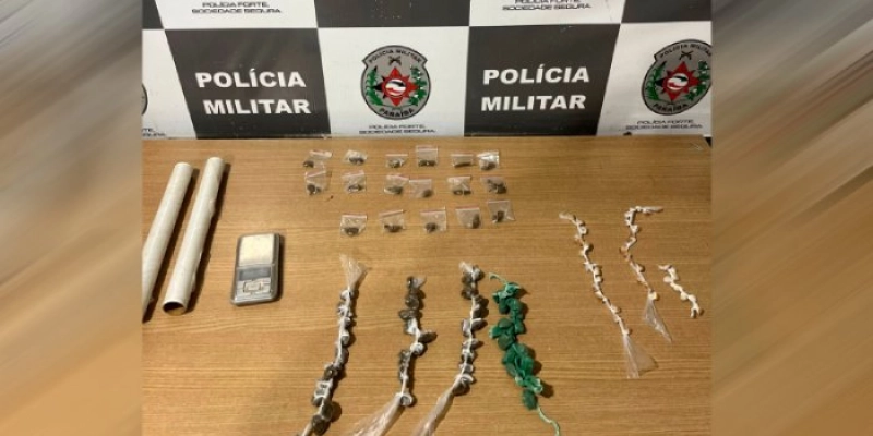 Polícia Militar interrompe tráfico e apreende drogas na zona sul da Capital