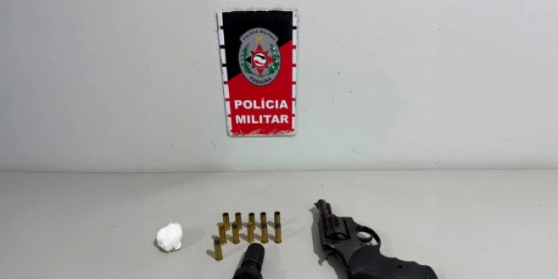 Polícia Militar prende homem após disparos de arma de fogo em Santa Rita
