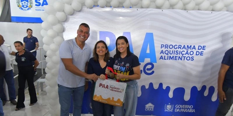 Governo implanta PAA-Leite em Sapé para atender 500 famílias em situação de vulnerabilidade social