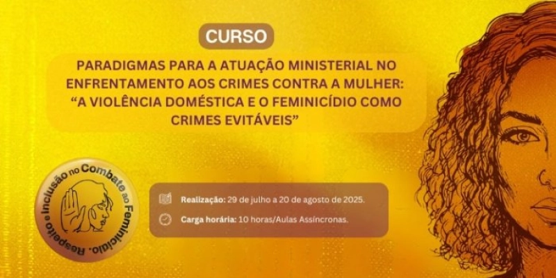 Inscrições para curso sobre violência doméstica se encerram na próxima segunda