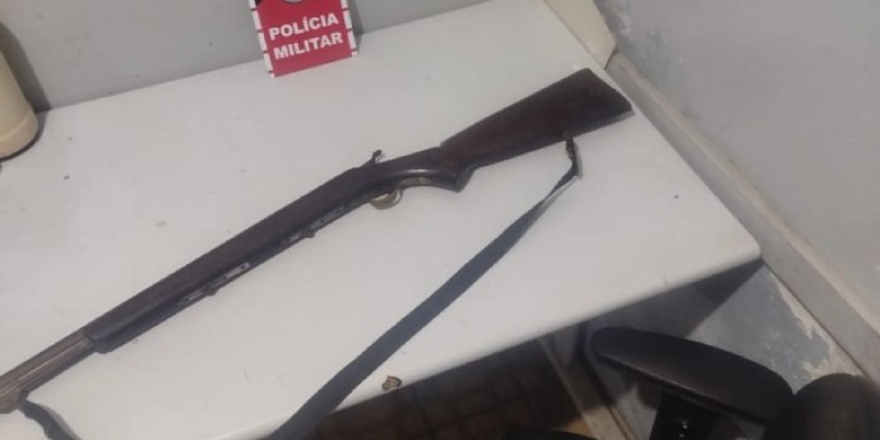 Polícia Militar apreende arma com acusado de ameaçar a ex-companheira na PB