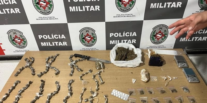 Combate ao tráfico: Operação apreende drogas que seriam vendidas no fim de semana na PB