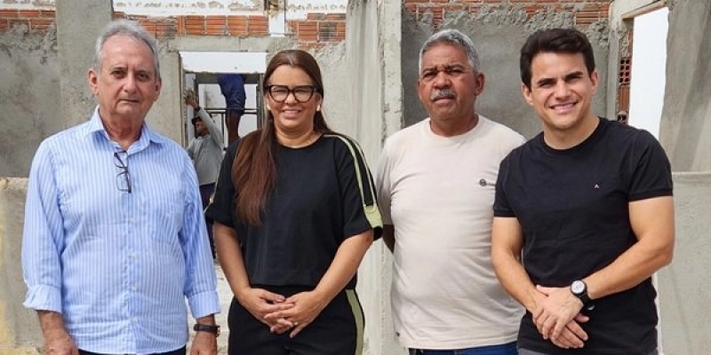 Prefeito em exercício, Dr. Zé Célio, realiza visita técnica às obras de construção da nova base SAMU no Distrito de Lagoa dos Estrelas
