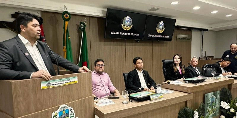 Vereador George Sucupira reforça Frente Parlamentar da Causa Autista e crescimento urbano ordenado em Sousa