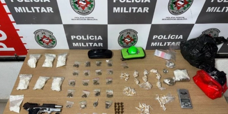 Polícia Militar desarticula esquema de tráfico que funcionava em um barraco na Capital