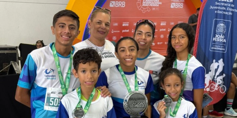 Atleta da Fundação Campeões do Amanhã é campeã geral dos 5km na 5ª Maratona Internacional de João Pessoa