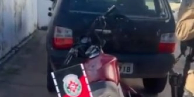 Motocicleta roubada é recuperada pela Polícia Militar em Piancó
