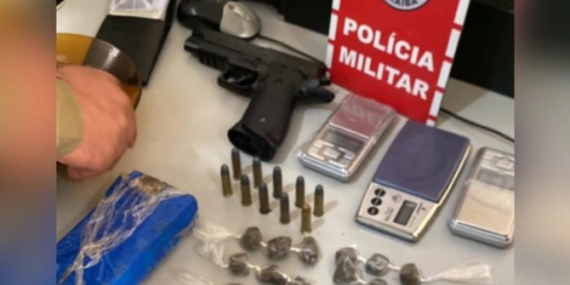 Polícia Militar prende dupla e apreende drogas e munições no Sertão da Paraíba