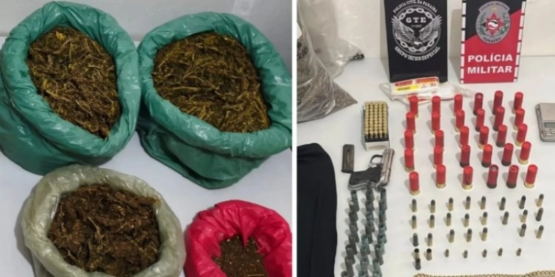 Polícia Civil e Militar da Paraíba apreendem vasta quantidade de material ilícito