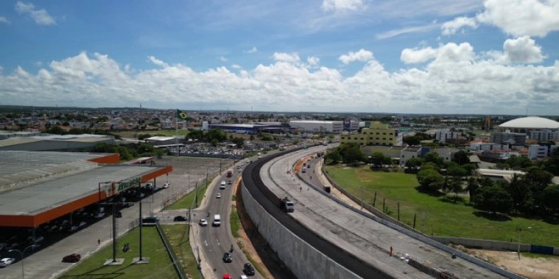 Obras do DER no Viaduto Luciano Agra provocam desvios em linhas de ônibus a partir desta segunda-feira