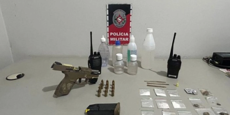 Polícia Militar prende suspeito por porte ilegal de arma em Santa Rita