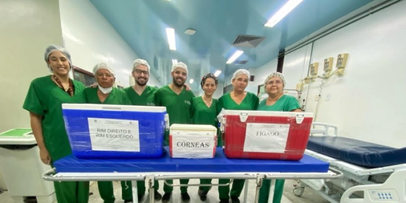Central de Transplantes registra 26ª doação de múltiplos órgãos; ação tira cinco pessoas da lista de espera