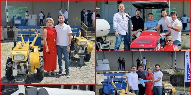 Michel Henrique entrega veículos e equipamentos para fortalecer agricultura e pesca em três municípios