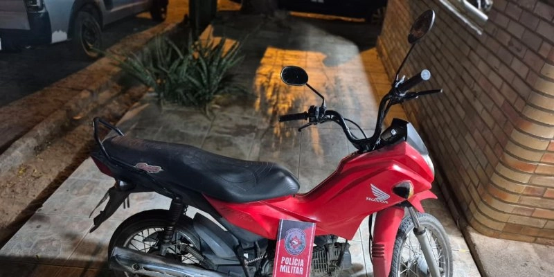 Polícia Militar recupera moto com queixa de roubo em Catolé do Rocha
