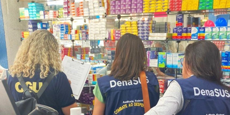 Ministério da Saúde e CGU inspecionam farmácias do Programa Farmácia Popular
