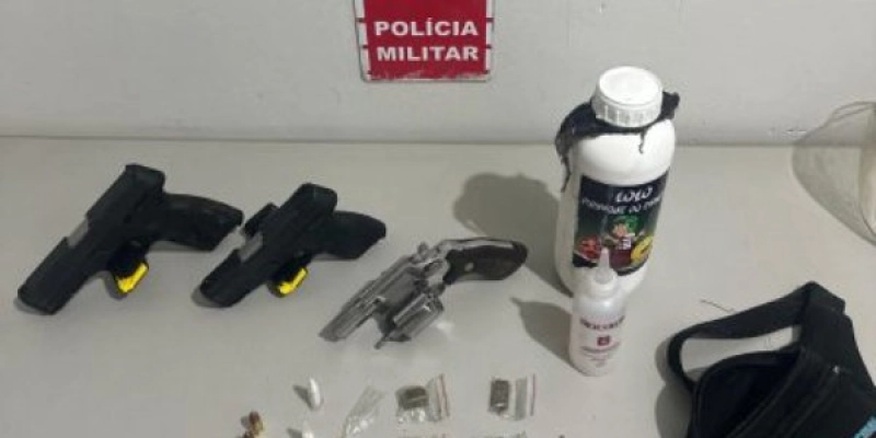 Polícia Militar apreende três armas de fogo na grande João Pessoa