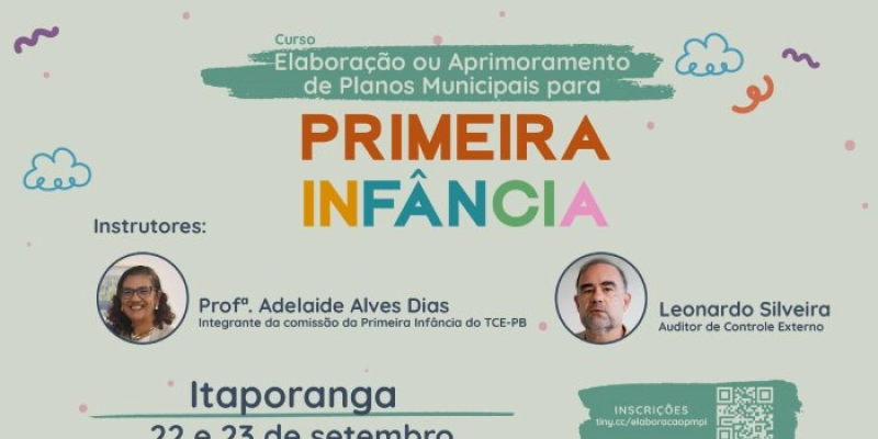 TCE-PB promove capacitação sobre elaboração de planos municipais para a primeira infância em Itaporanga