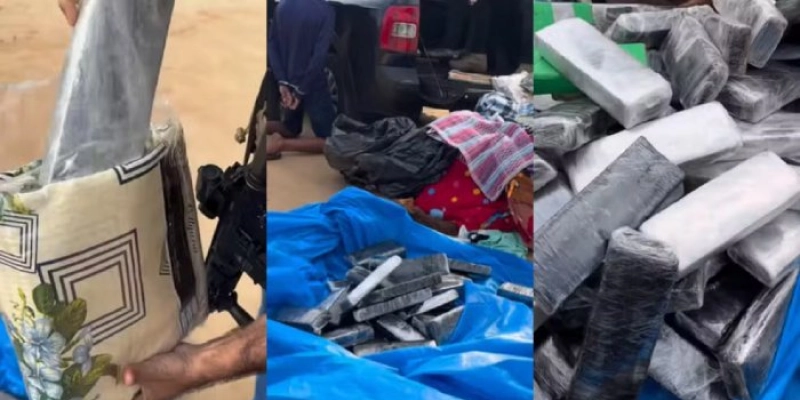 Droga vinda da fronteira com Paraguai é apreendida em Teixeira; dois presos