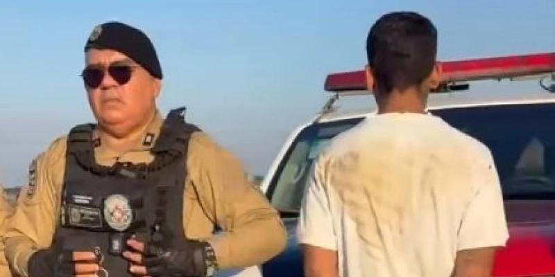 Polícia age rápido e prende em flagrante acusado de praticar roubo em farmácia, no sertão 