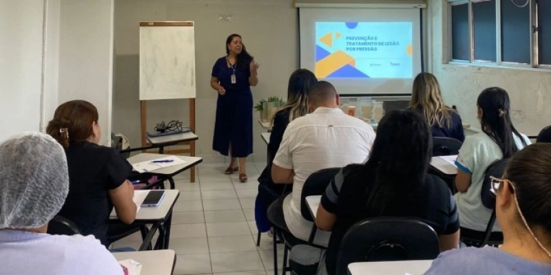 Hospital Municipal Santa Isabel promove treinamento sobre prevenção e tratamento de lesões por pressão